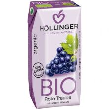 Hollinger Nektar Z Czerwonych Winogron Bez Dodatku Cukrów BIO 200 ml