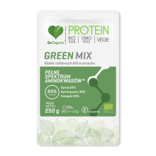 BeOrganic by Aliness Green MIX białek roślinnych BIO 250 g