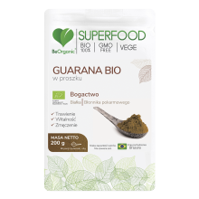 BeOrganic by Aliness Guarana BIO w proszku 200 g