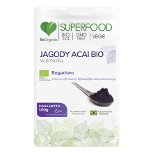 BeOrganic by Aliness Jagody Acai BIO w proszku 100 g