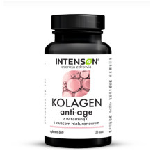 Intenson Anti-Age Kolagen + Kwas Hialuronowy + Witamina C 120 tabletek