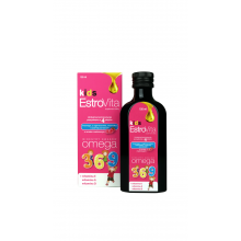 EstroVita Kids Omega 3-6-9 dla dzieci 150 ml o smaku malinowym