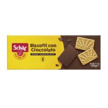 SCHAR Biscotti con cioccolato herbatniki czekoladowe BEZGL. 150gr