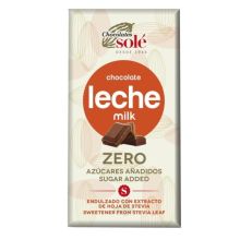 SOLE Czekolada mleczna bez cukru ze stewią KETO 100gr