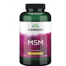 Swanson MSM siarka organiczna 500 mg  250 kapsułek