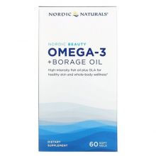Nordic Naturals Nordic Beauty Omega-3 + Borage Oil 60 kapsułek