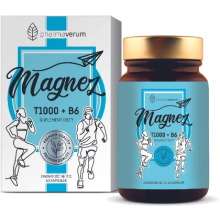 Pharmaverum Taurynian Magnezu T1000 + B6 60 kapsułek