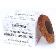 Łakoć Warszawski Ciastka Owsiane Z Czekoladą I Wanilią Bezglutenowe 150 g