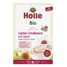 Holle Kaszka Owsiana Mleczna Truskawkowo-Jabłkowa Od 6 Msc BIO 250 G