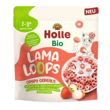 Holle Kółka Zbożowe Jabłkowo-Truskawkowa Lama Bez Od 1 Roku BIO 125 g