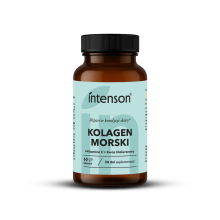 Intenson Kolagen morski + Witamina C + hialuron 60 tabletek