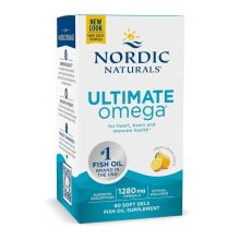 Nordic Naturals Ultimate Omega 1280 mg 60 kapsułek miękkich o smaku cytrynowym