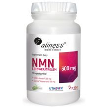 Aliness NMN z resweratrolem 300 mg 30 kapsułek