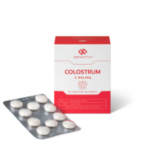 Genactiv Colostrum z maliną 60 tabletek do ssania