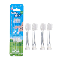 BRUSH-BABY BabySonic RBH końcówki do szczoteczki sonicznej BabySonic 4 szt.