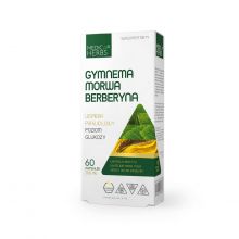 Medica Herbs Gymnema Morwa Berberyna 500 mg 60 kapsułek