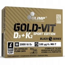 Olimp Gold - Vit D3 + K2 2000IU Sport Edition 60 kapsułek