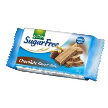 GULLON Wafelki z nadzieniem czekoladowym bez cukru 60 g