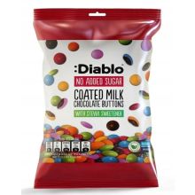 Diablo Guziczki czekoladowe w owocowej skorupce bez dodatku cukru 40 g