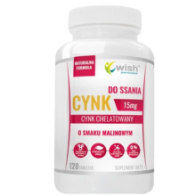 Wish Cynk 15 mg 120 tabletek do ssania