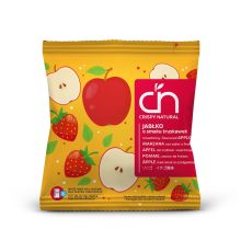 Crispy Natural Jabłko z sokiem truskawkowym w plasterkach 18g