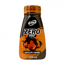 6PAK Syrop Zero 500 ml o smaku czekoladowo-karmelowym