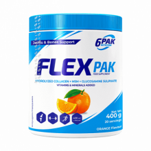6PAK Flex Pak 400g o smaku pomarańczowym