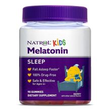 Natrol Melatonina 1mg dla dzieci 90 żelek