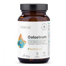Aura Herbals Colostrum 700 mg + BioPerine 90 kapsułek