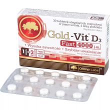 Olimp Gold - Vit D3 Fast 4000 IU 30 tabletek