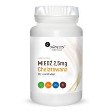 Aliness Miedź chelatowana 2,5 mg 100 tabletek