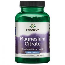 Swanson Cytrynian Magnezu 225 mg 240 tabletek