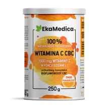 EkaMedica Witamina C CBC pomarańczowa proszek 250g