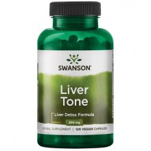 Swanson Liver Tone formuła wspierająca zdrowie wątroby 120 kapsułek