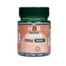 Holland & Barrett Chelated Copper Miedź 2000µg 90 tabletek