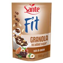 Sante Fit Granola Orzechy Kakao Bez Dodatku Cukru 300 g