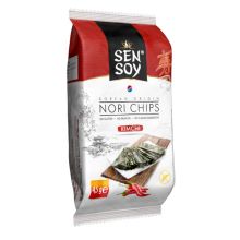 SEN SOY Chipsy Nori Kimchi Bezglutenowe 4,5 g