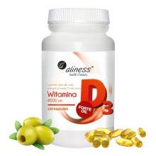 Aliness Witamina D3 Forte Oil 4000 iu 120 kapsułek