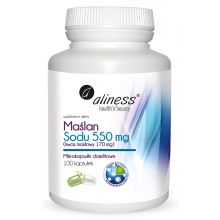 Aliness Maślan Sodu 550 mg kwas masłowy