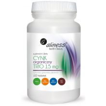 Aliness Cynk organiczny TRIO 15 mg 100 tabletek