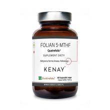 Kenay Folian 5-MTHF Quatrefolic (Kwas foliowy) 60 kapsułek