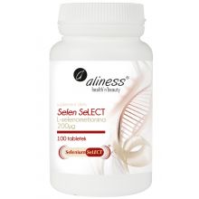 Aliness Selen Select® L-selenometionina 200µg 100 tabletek