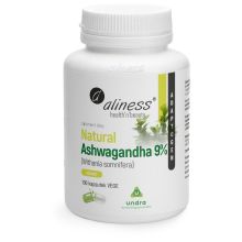 Aliness Natural Ashwaganda 554 mg 9% 100 kapsułek wegańskich