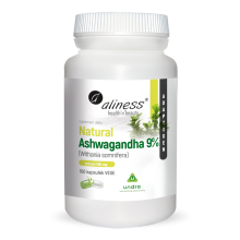 Aliness Natural Ashwaganda 580 mg 9% 100 kapsułek wegańskich