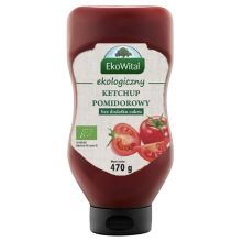 EKOWITAL Ketchup bez dodatku cukru 470g - BIO