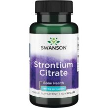 Swanson Cytrynian Strontu (Strontium Citrate) 60 kapsułek