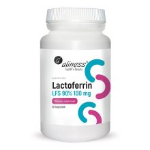 Aliness Lactoferrin LFS 90% 100 mg 30 kapsułek