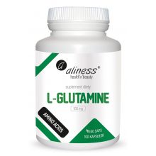 Aliness L-Glutamine 500 mg 100 kapsułek wegańskich