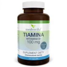Medverita Tiamina (wit. B1) 100 mg 120 kapsułek