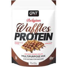 QNT Belgian Waffles Protein Mieszanka do proteinowych gofrów 480gr o smaku mlecznej czekolady